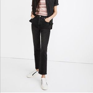 Madewell Petite Slim Demi-Boot Jeans in Barnsbury Wash